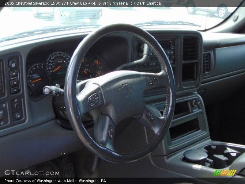 Silver Birch Metallic / Dark Charcoal 2005 Chevrolet Silverado 1500 Z71 Crew Cab 4x4