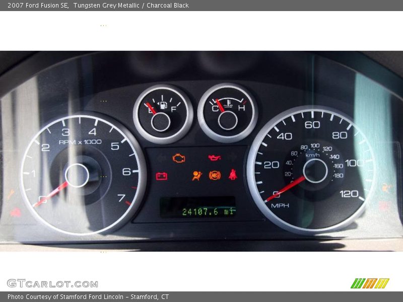 Tungsten Grey Metallic / Charcoal Black 2007 Ford Fusion SE