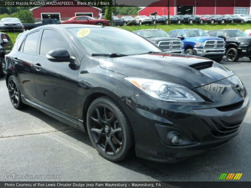Black Mica / Black 2012 Mazda MAZDA3 MAZDASPEED3