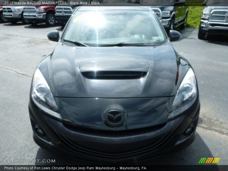 Black Mica / Black 2012 Mazda MAZDA3 MAZDASPEED3