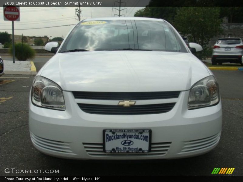 Summit White / Gray 2009 Chevrolet Cobalt LT Sedan