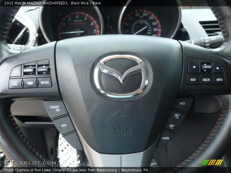 Black Mica / Black 2012 Mazda MAZDA3 MAZDASPEED3