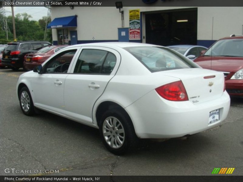 Summit White / Gray 2009 Chevrolet Cobalt LT Sedan
