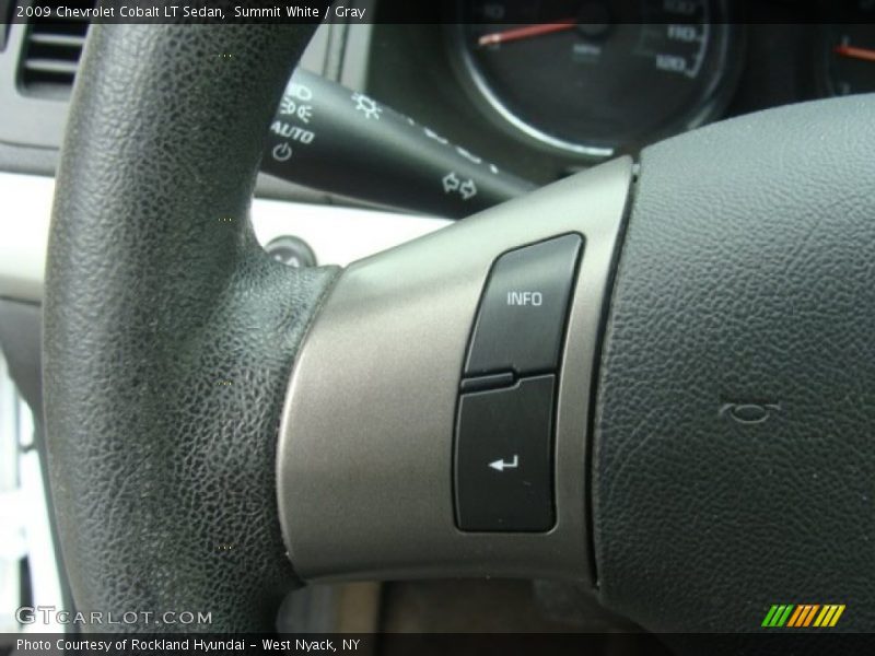 Summit White / Gray 2009 Chevrolet Cobalt LT Sedan