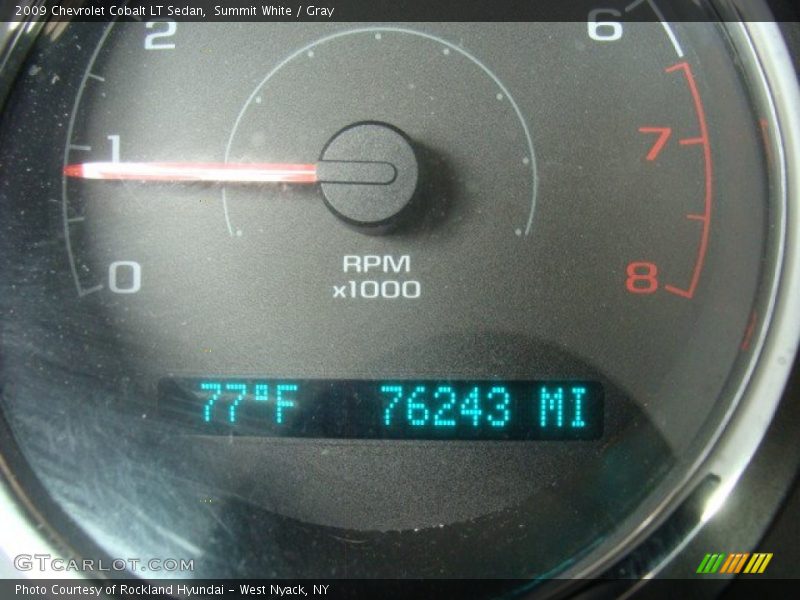 Summit White / Gray 2009 Chevrolet Cobalt LT Sedan