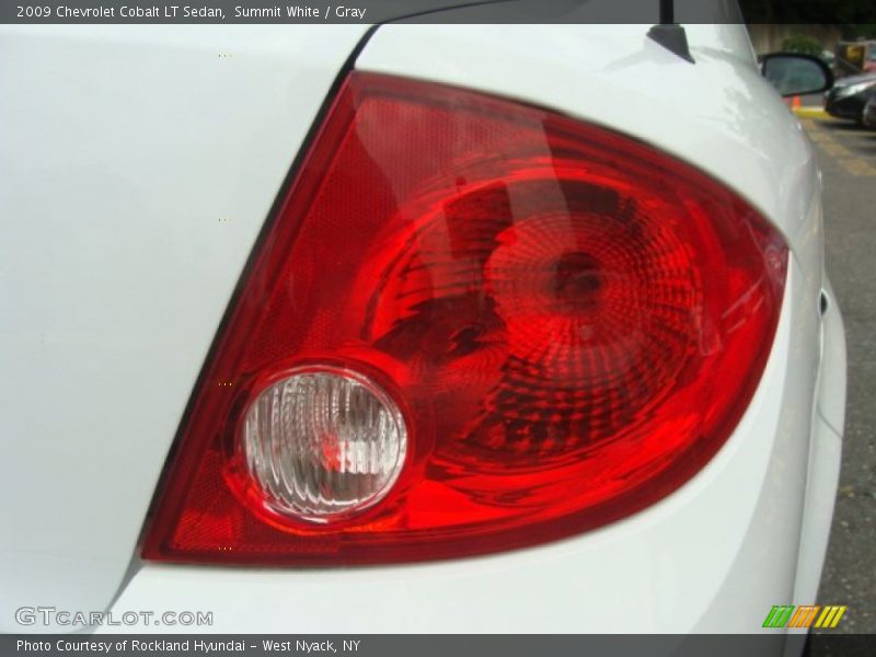 Summit White / Gray 2009 Chevrolet Cobalt LT Sedan