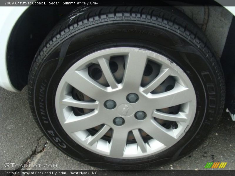 Summit White / Gray 2009 Chevrolet Cobalt LT Sedan