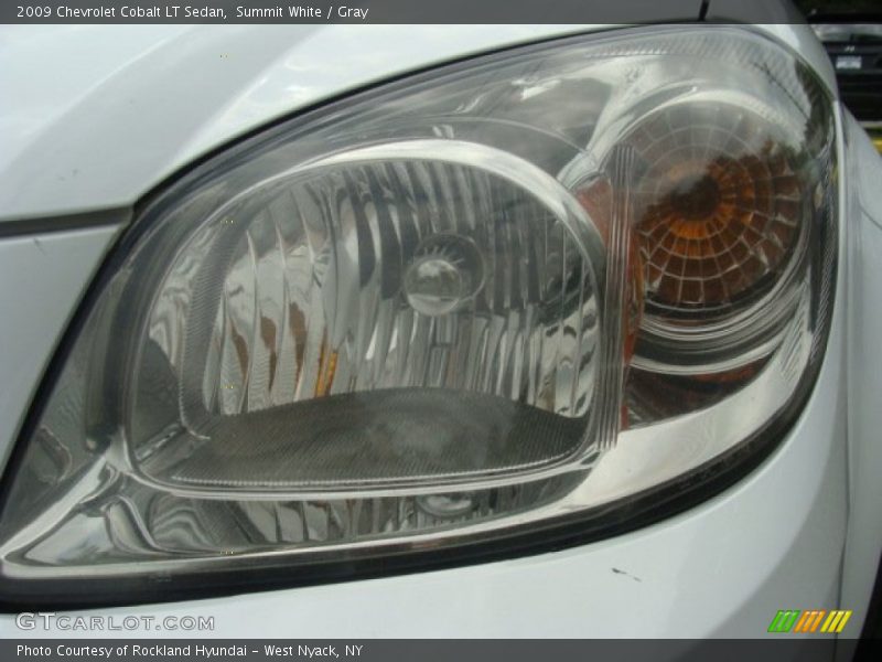 Summit White / Gray 2009 Chevrolet Cobalt LT Sedan