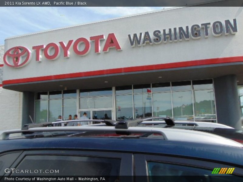 Pacific Blue / Black 2011 Kia Sorento LX AWD