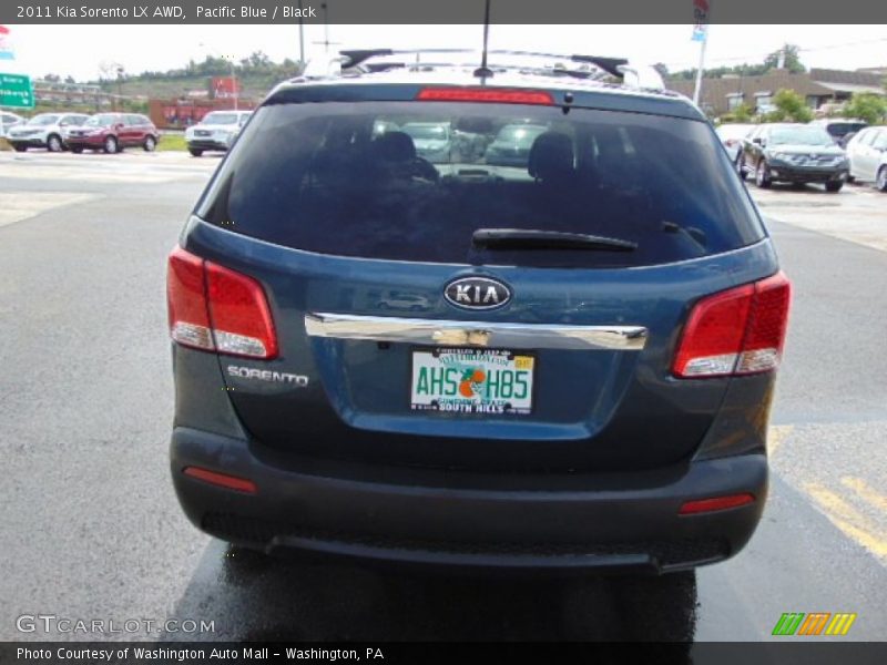 Pacific Blue / Black 2011 Kia Sorento LX AWD