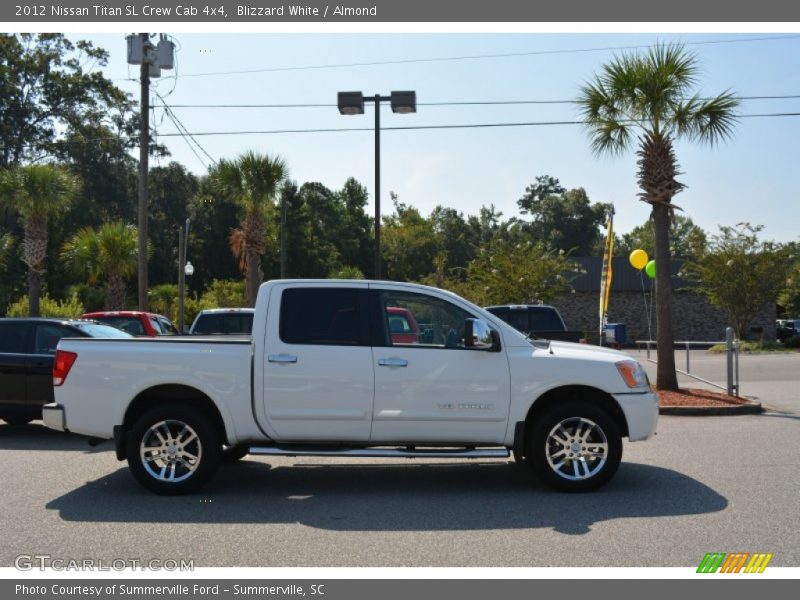 Blizzard White / Almond 2012 Nissan Titan SL Crew Cab 4x4