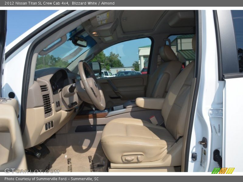Blizzard White / Almond 2012 Nissan Titan SL Crew Cab 4x4