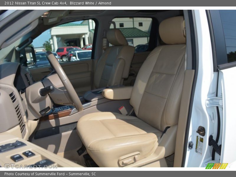Blizzard White / Almond 2012 Nissan Titan SL Crew Cab 4x4