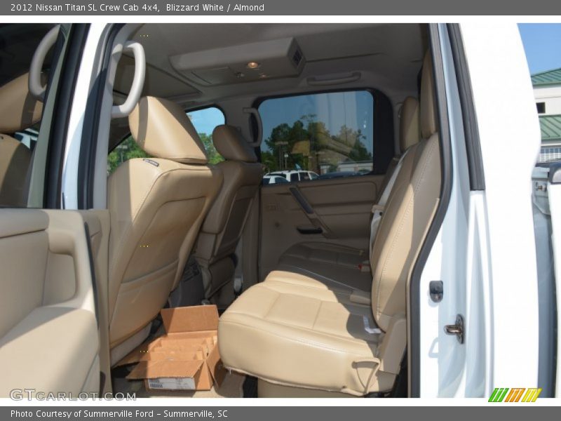 Blizzard White / Almond 2012 Nissan Titan SL Crew Cab 4x4