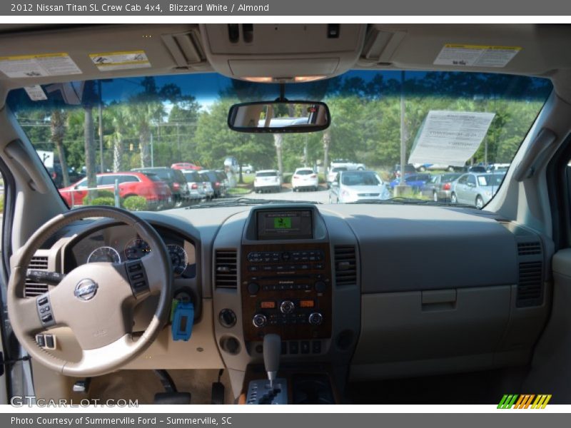 Blizzard White / Almond 2012 Nissan Titan SL Crew Cab 4x4