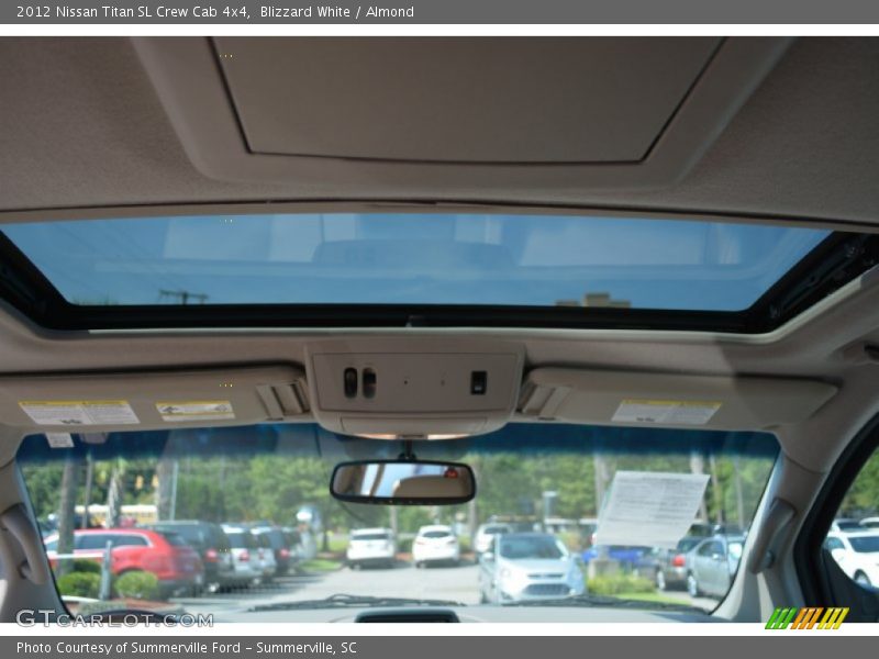 Blizzard White / Almond 2012 Nissan Titan SL Crew Cab 4x4