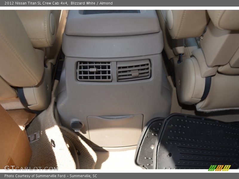 Blizzard White / Almond 2012 Nissan Titan SL Crew Cab 4x4