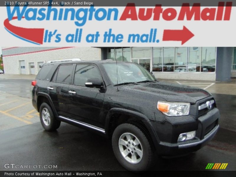 Black / Sand Beige 2010 Toyota 4Runner SR5 4x4