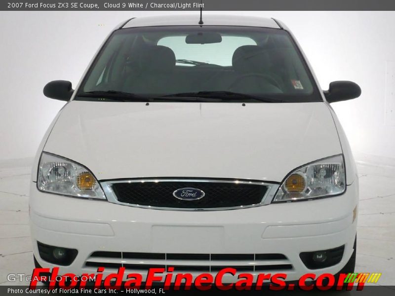 Cloud 9 White / Charcoal/Light Flint 2007 Ford Focus ZX3 SE Coupe