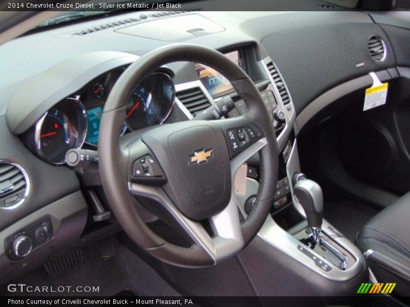 Silver Ice Metallic / Jet Black 2014 Chevrolet Cruze Diesel
