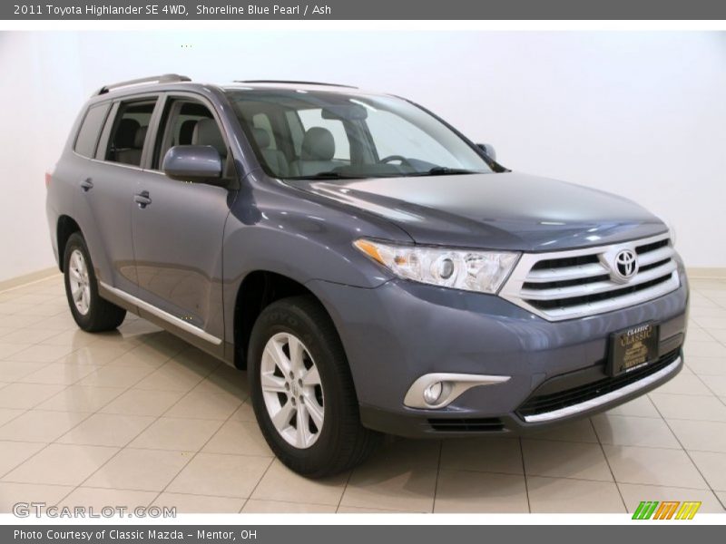 Shoreline Blue Pearl / Ash 2011 Toyota Highlander SE 4WD