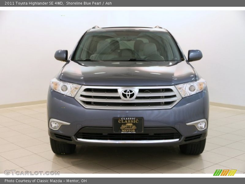 Shoreline Blue Pearl / Ash 2011 Toyota Highlander SE 4WD