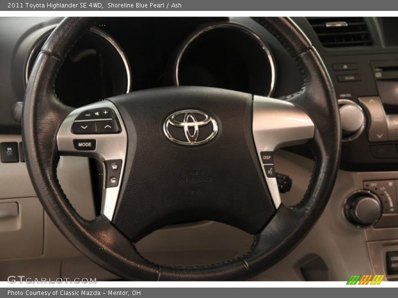 Shoreline Blue Pearl / Ash 2011 Toyota Highlander SE 4WD