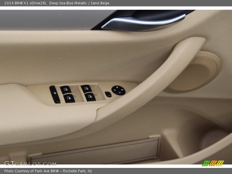 Deep Sea Blue Metallic / Sand Beige 2014 BMW X1 xDrive28i