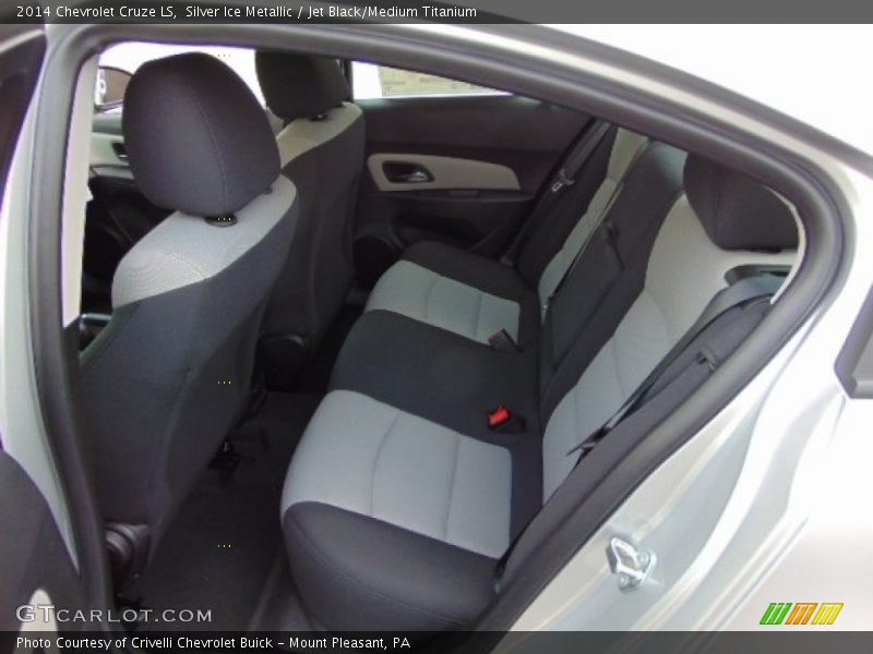 Silver Ice Metallic / Jet Black/Medium Titanium 2014 Chevrolet Cruze LS