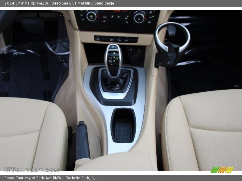 Deep Sea Blue Metallic / Sand Beige 2014 BMW X1 xDrive28i