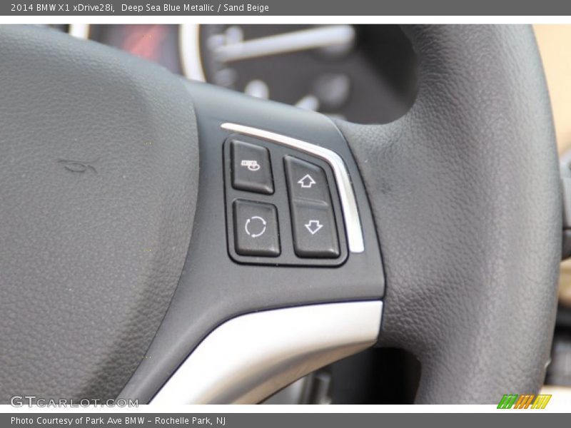 Deep Sea Blue Metallic / Sand Beige 2014 BMW X1 xDrive28i