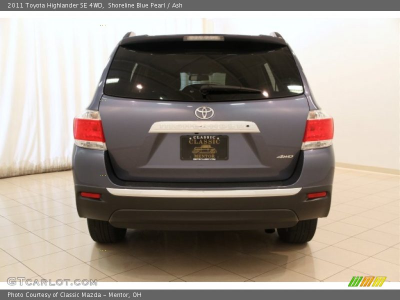 Shoreline Blue Pearl / Ash 2011 Toyota Highlander SE 4WD