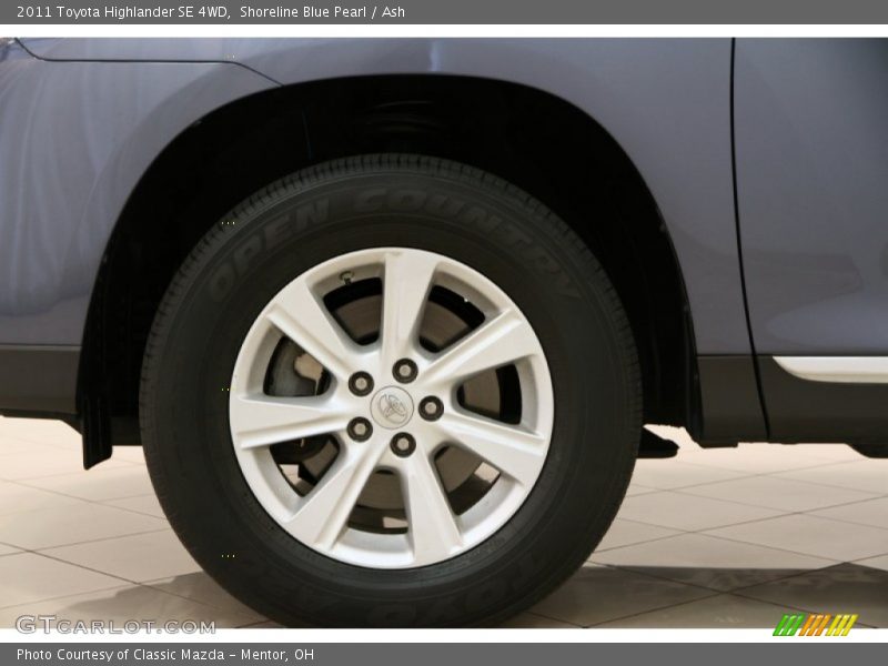 Shoreline Blue Pearl / Ash 2011 Toyota Highlander SE 4WD