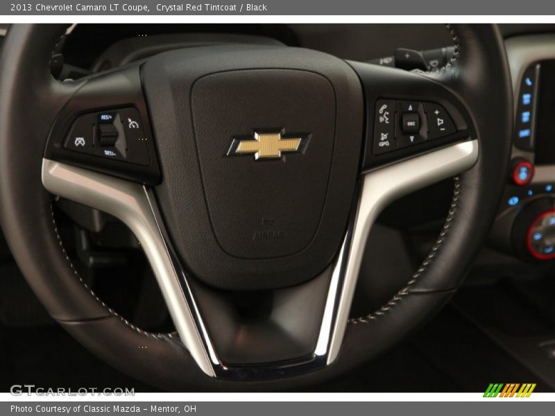 Crystal Red Tintcoat / Black 2013 Chevrolet Camaro LT Coupe