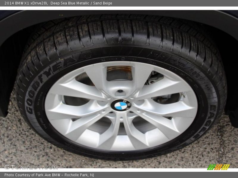 Deep Sea Blue Metallic / Sand Beige 2014 BMW X1 xDrive28i