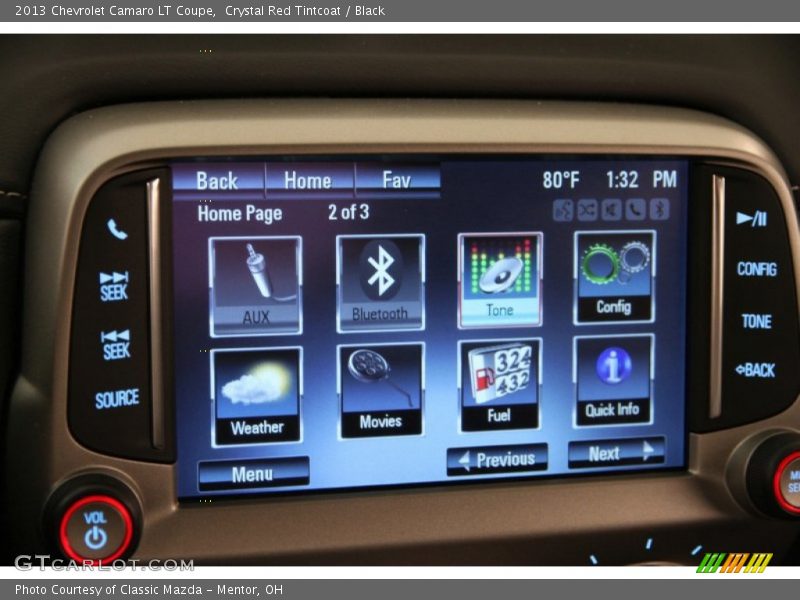 Crystal Red Tintcoat / Black 2013 Chevrolet Camaro LT Coupe