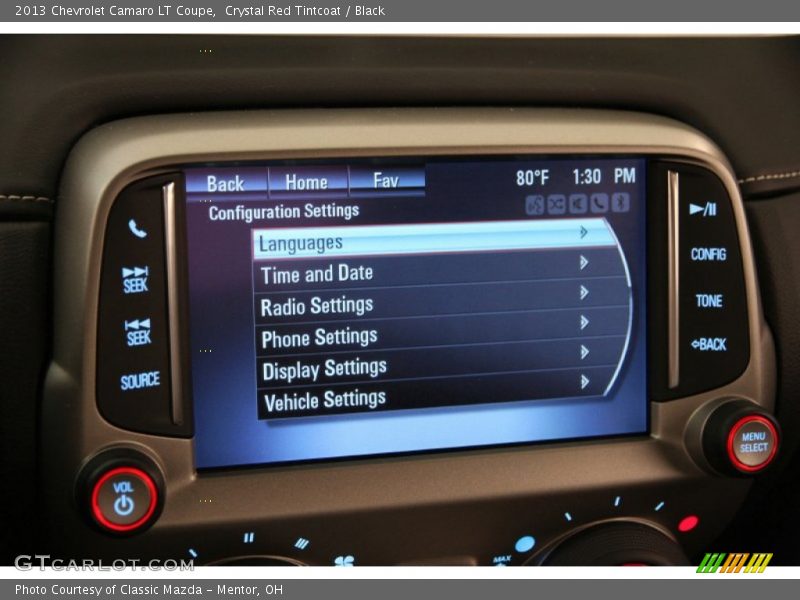 Crystal Red Tintcoat / Black 2013 Chevrolet Camaro LT Coupe