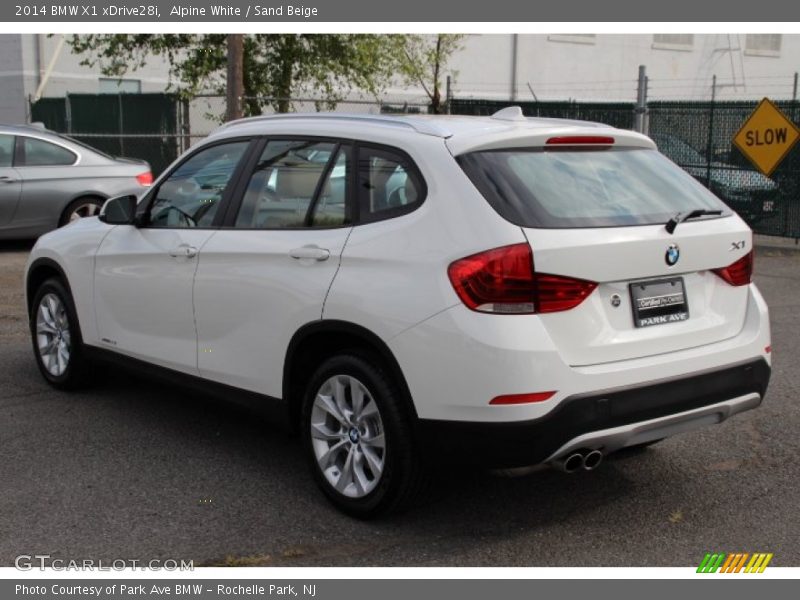 Alpine White / Sand Beige 2014 BMW X1 xDrive28i
