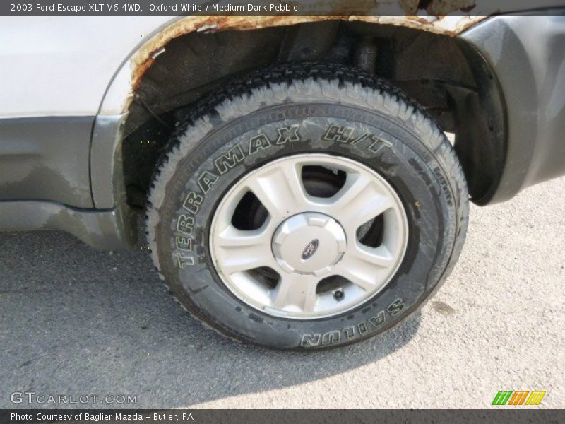 Oxford White / Medium Dark Pebble 2003 Ford Escape XLT V6 4WD