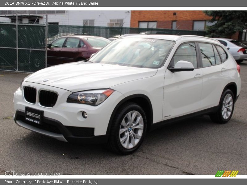 Alpine White / Sand Beige 2014 BMW X1 xDrive28i