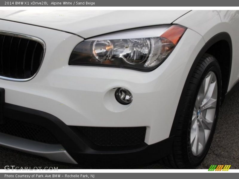 Alpine White / Sand Beige 2014 BMW X1 xDrive28i
