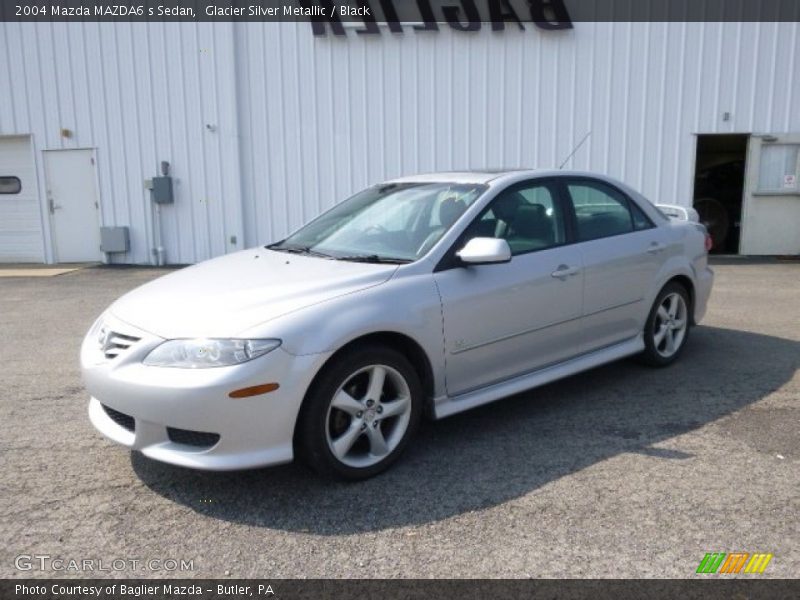 Glacier Silver Metallic / Black 2004 Mazda MAZDA6 s Sedan