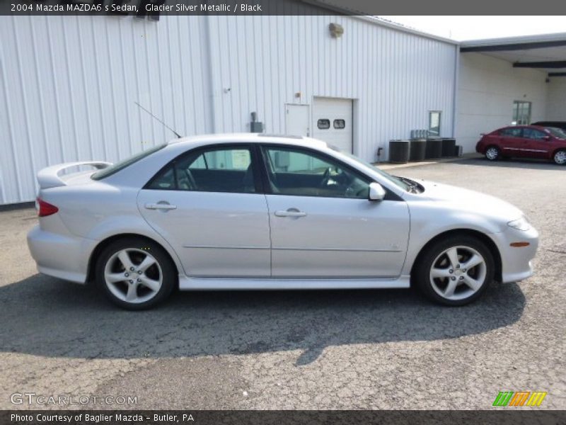 Glacier Silver Metallic / Black 2004 Mazda MAZDA6 s Sedan