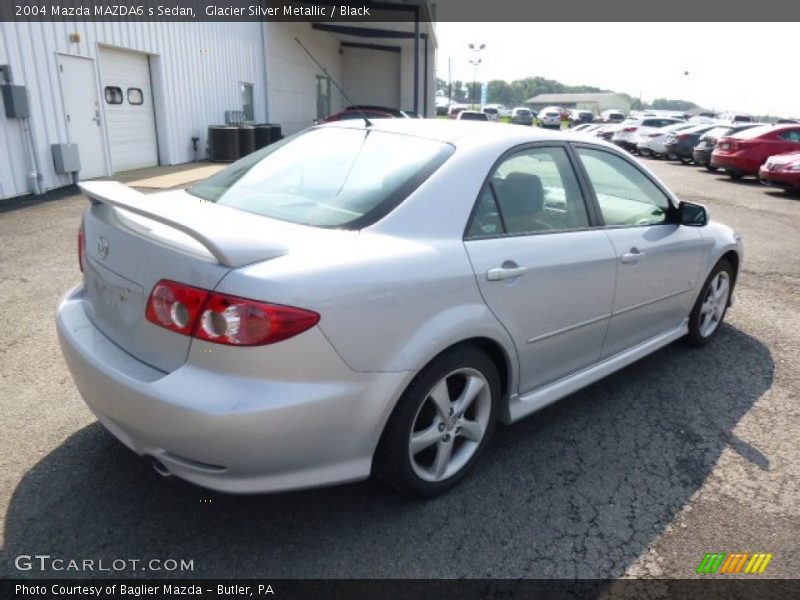 Glacier Silver Metallic / Black 2004 Mazda MAZDA6 s Sedan