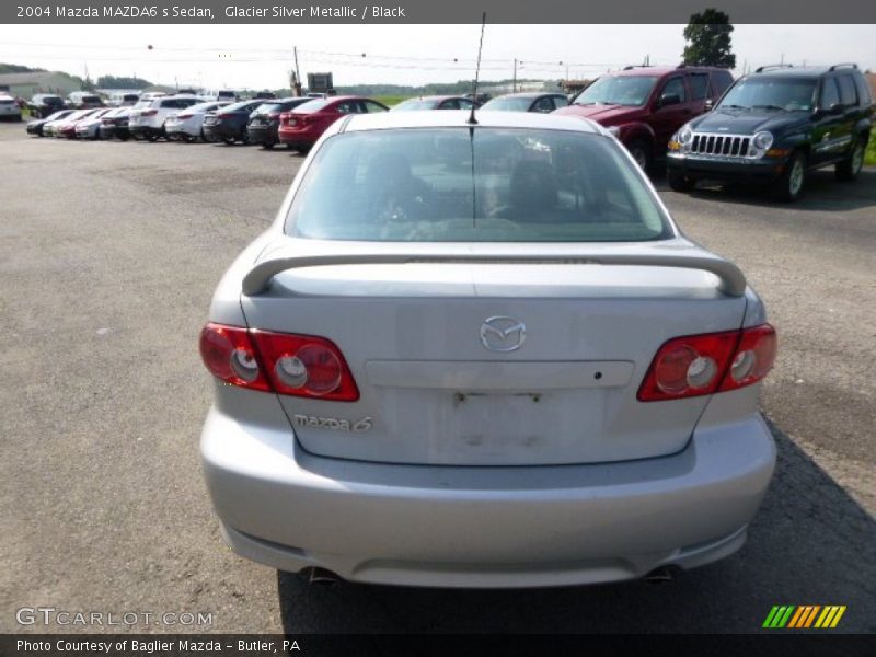 Glacier Silver Metallic / Black 2004 Mazda MAZDA6 s Sedan