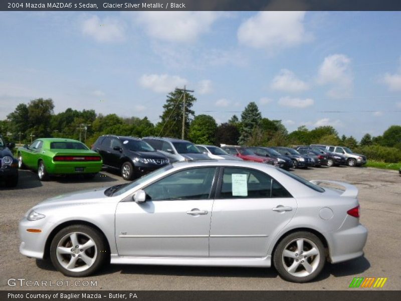 Glacier Silver Metallic / Black 2004 Mazda MAZDA6 s Sedan