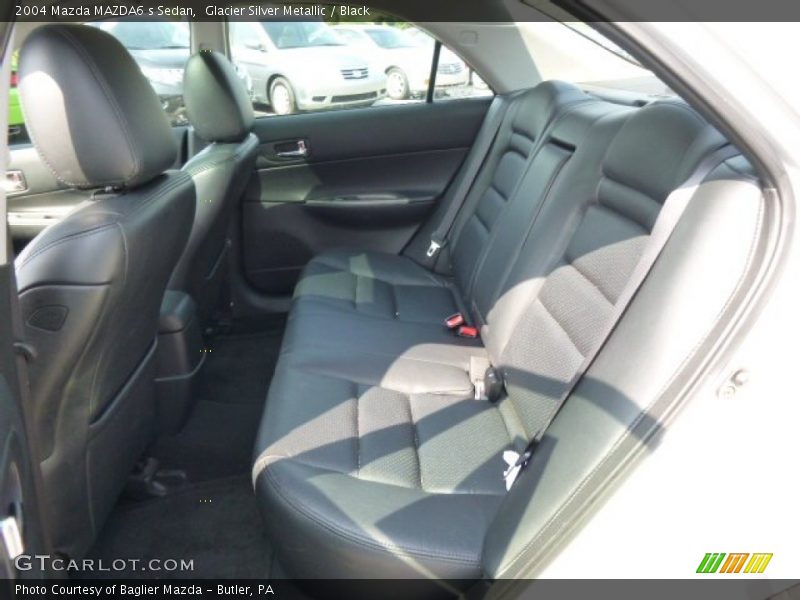 Glacier Silver Metallic / Black 2004 Mazda MAZDA6 s Sedan