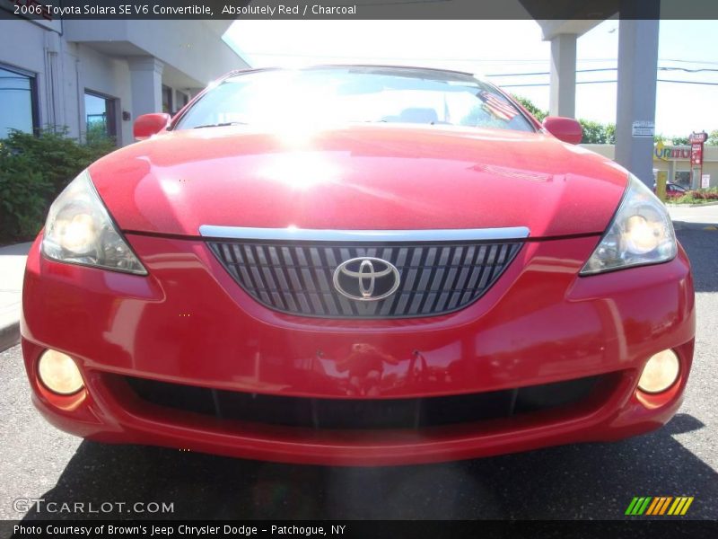 Absolutely Red / Charcoal 2006 Toyota Solara SE V6 Convertible