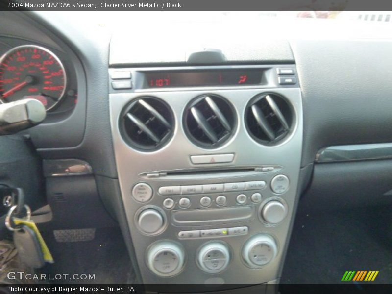 Glacier Silver Metallic / Black 2004 Mazda MAZDA6 s Sedan