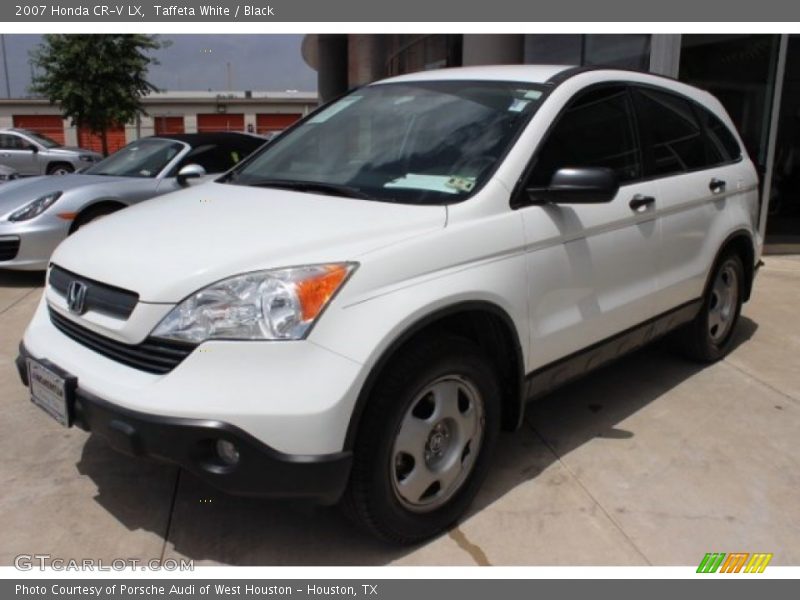 Taffeta White / Black 2007 Honda CR-V LX